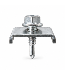 Clema cu surub autoforant zincat pentru prindere panouri bordurate M6.3 x 25 mm